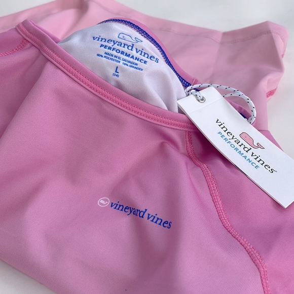 Vineyard Vines Other - Vineyard Vines Girls Pink Ombré Performance Tee in Size Large (14) NWT